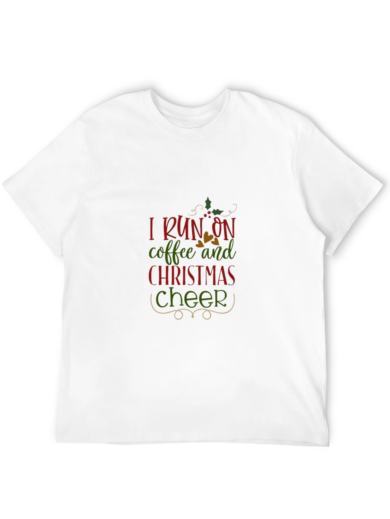Christmas Cheer Coffee T-Shirt - Holiday Festive Tee