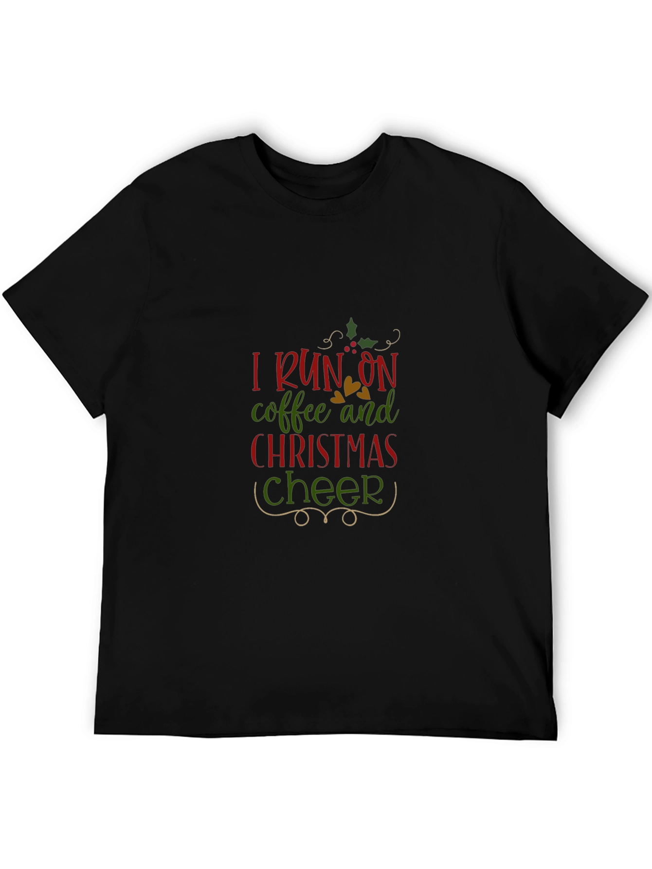 Christmas Cheer Coffee T-Shirt - Holiday Festive Tee
