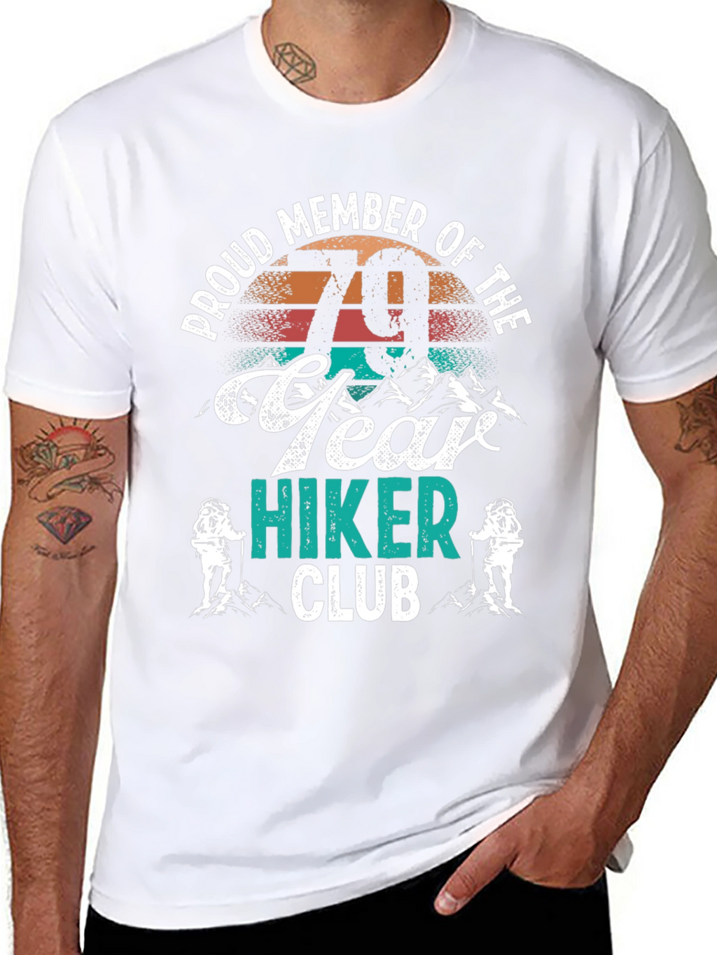 79 Year Hiker Club Graphic Tee