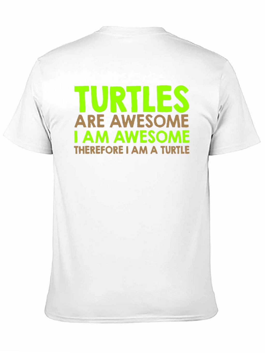 Awesome Turtle T-Shirt - Black