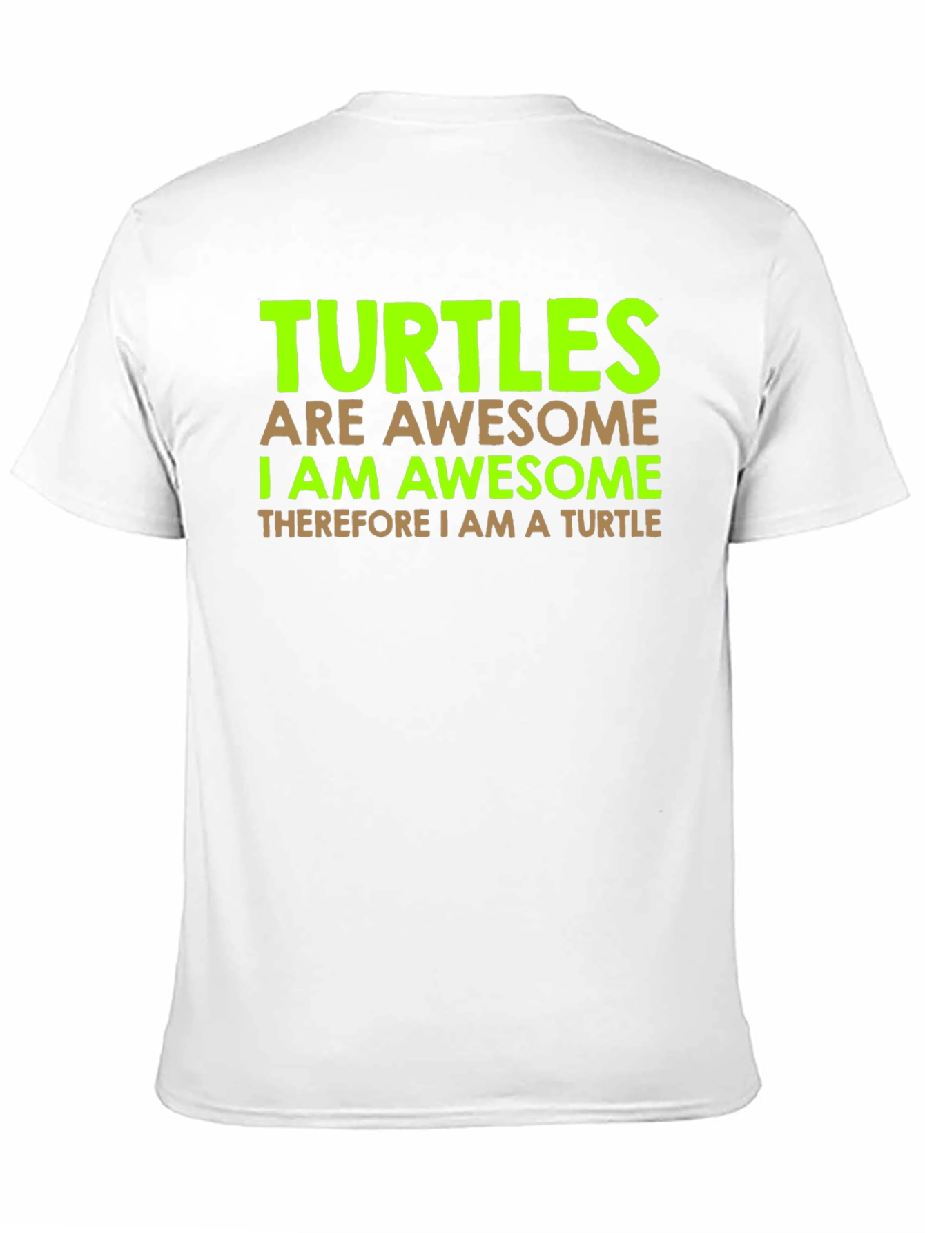 Awesome Turtle T-Shirt - Black