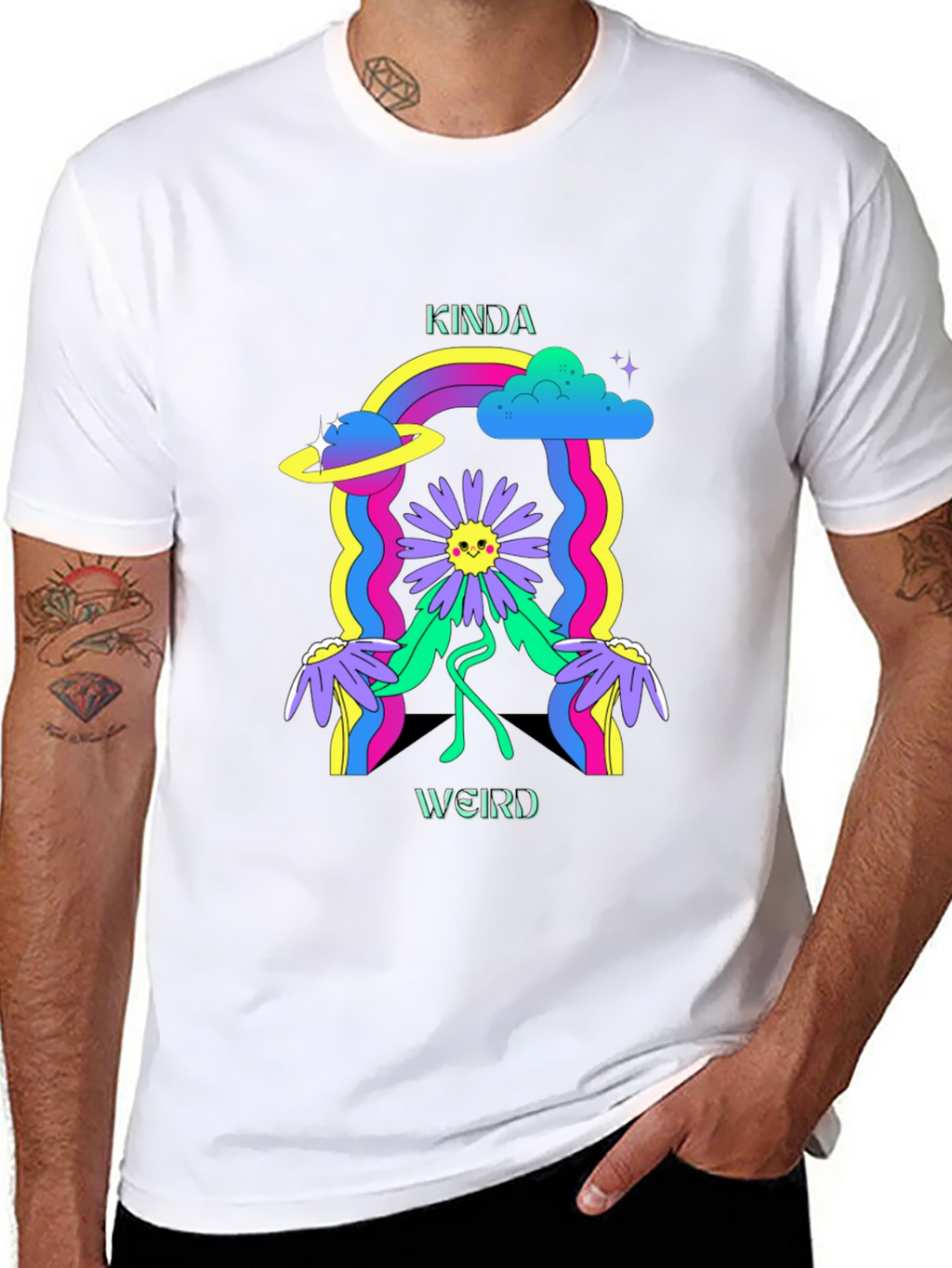 Kinda Weird Graphic Tee - Retro Style