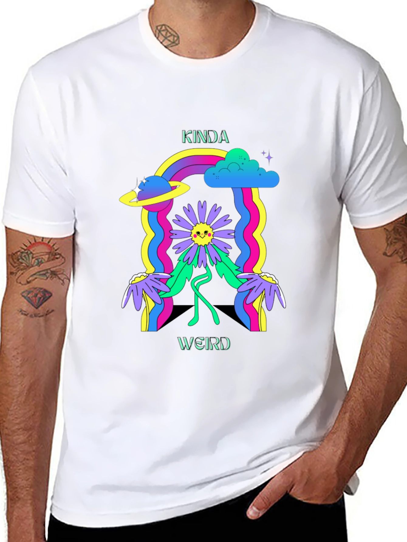 Kinda Weird Graphic Tee - Retro Style