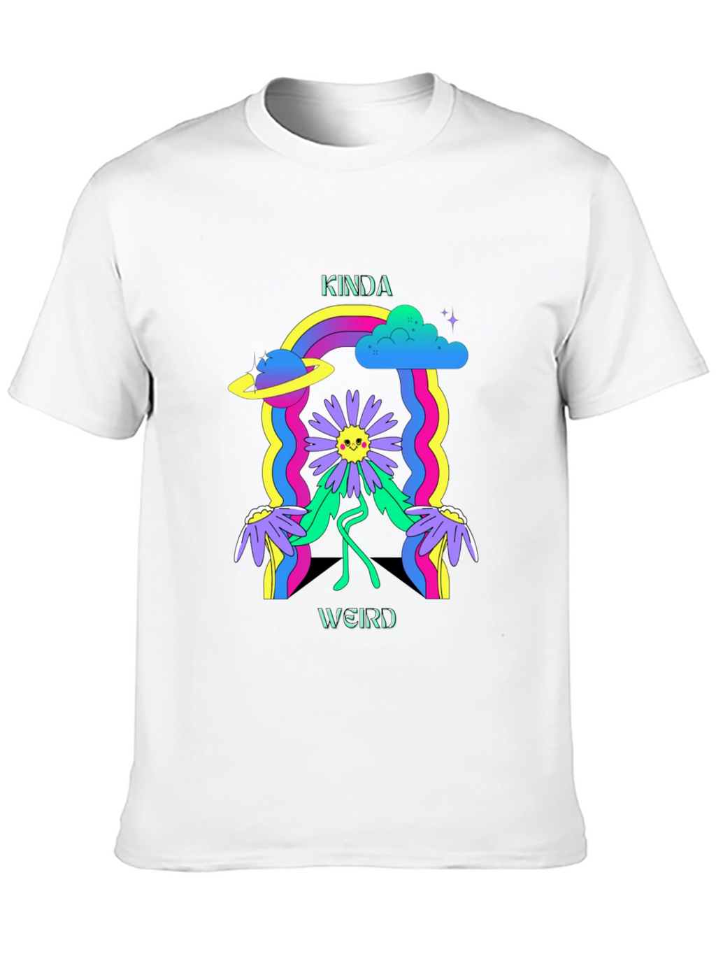 Kinda Weird Graphic Tee - Retro Style