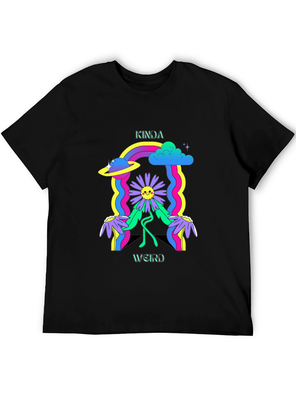 Kinda Weird Graphic Tee - Retro Style