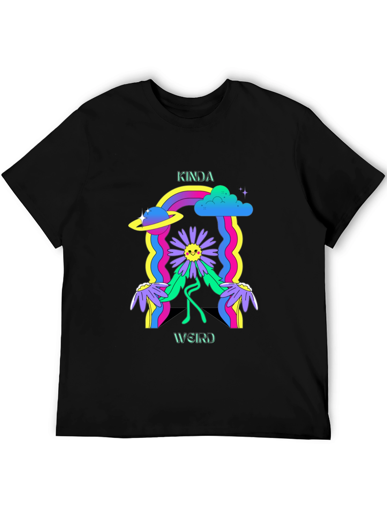 Kinda Weird Graphic Tee - Retro Style