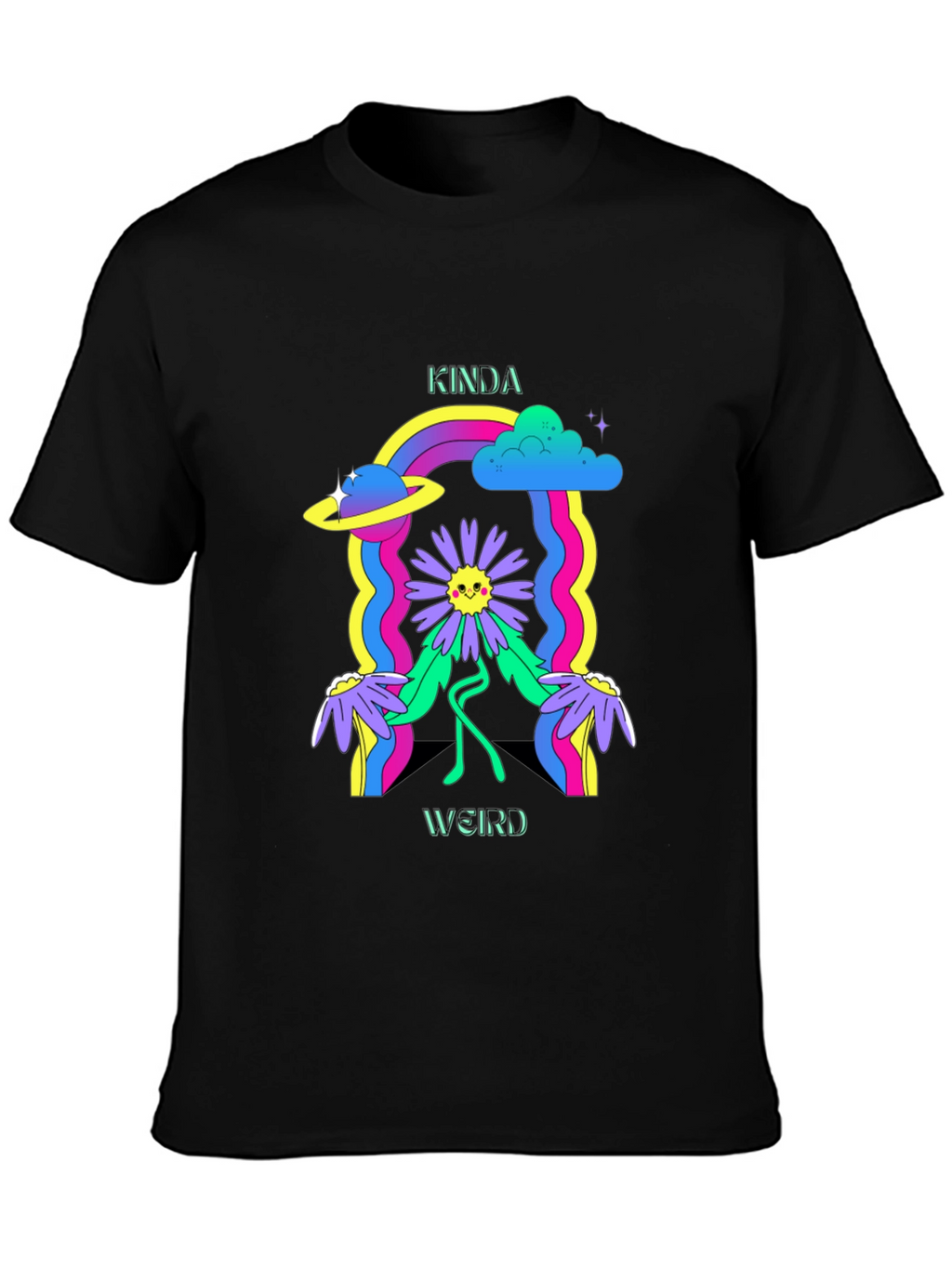 Kinda Weird Graphic Tee - Retro Style