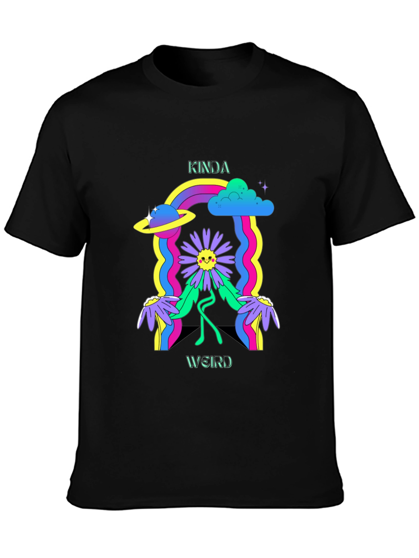 Kinda Weird Graphic Tee - Retro Style