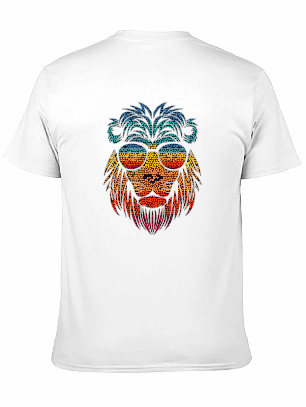Cool Lion Graphic Tee - Stylish Mens Black T-Shirt