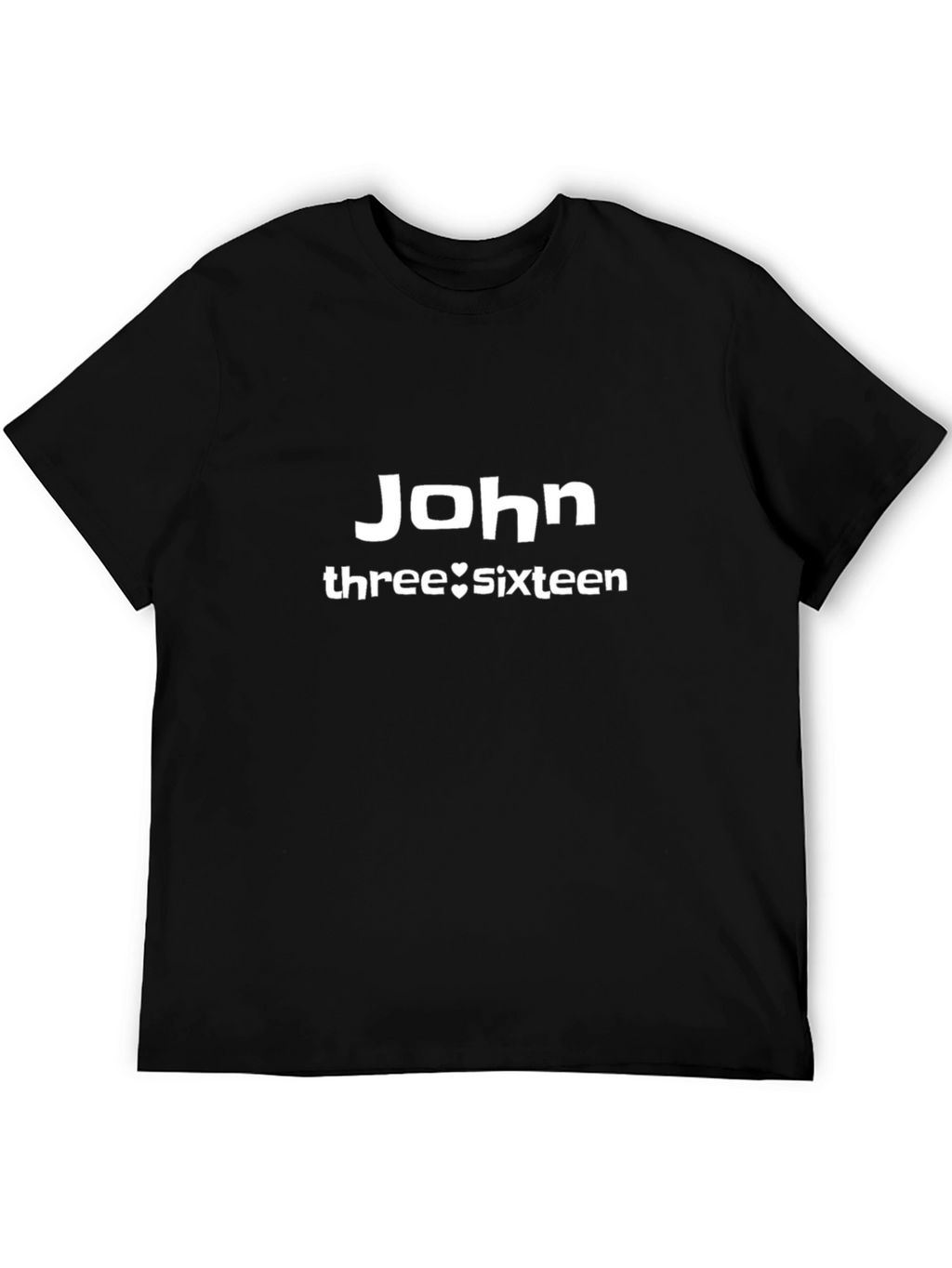 John 3:16 T-Shirt - Classic Black Tee