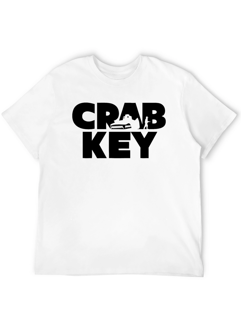 Crab Key Black Graphic T-Shirt - Mens Fashion Tee