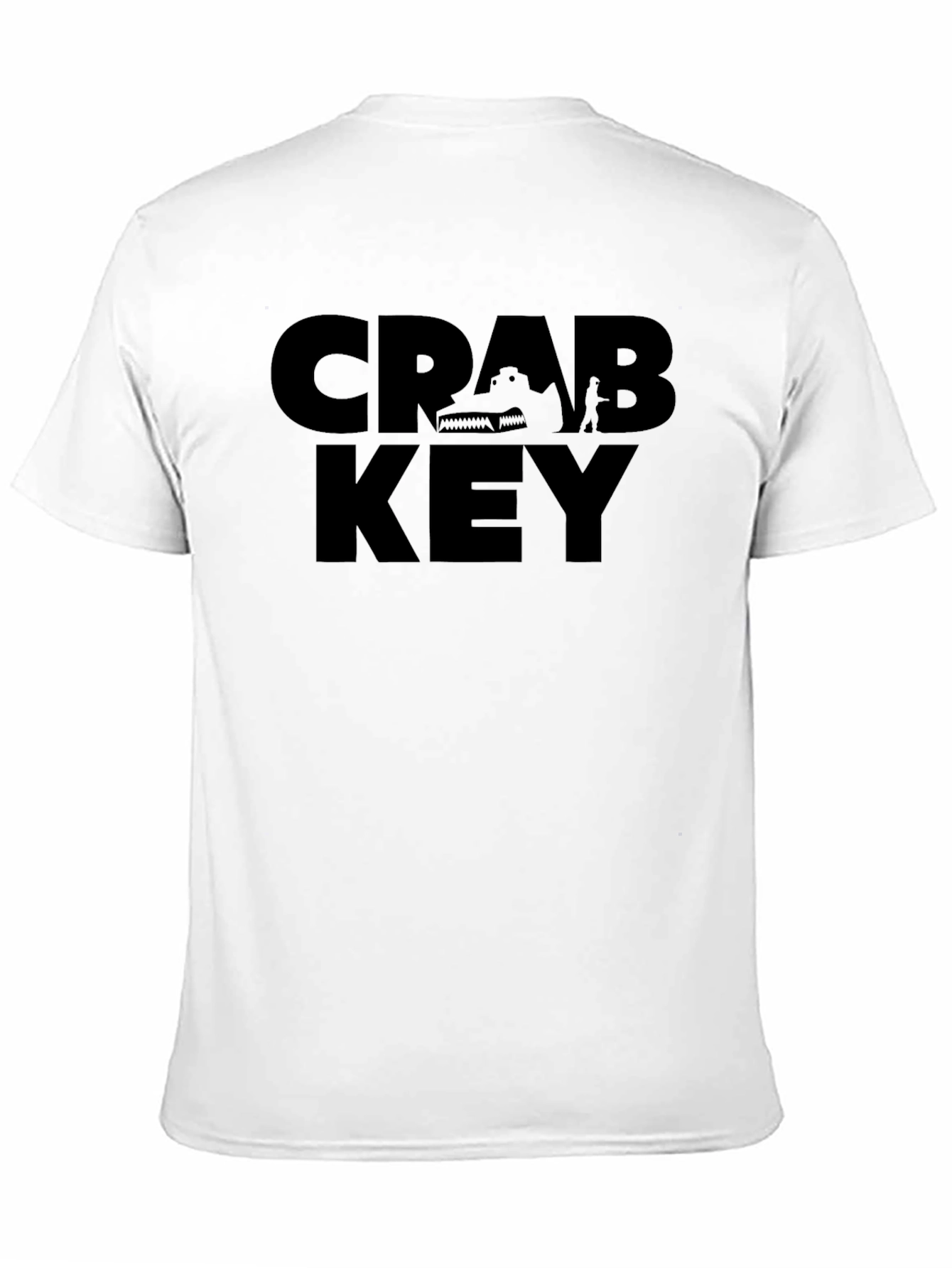 Crab Key Black Graphic T-Shirt - Mens Fashion Tee