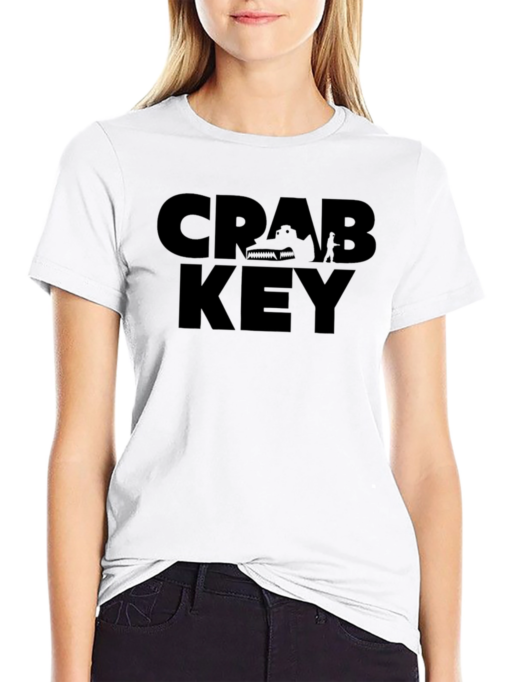 Crab Key Black Graphic T-Shirt - Mens Fashion Tee