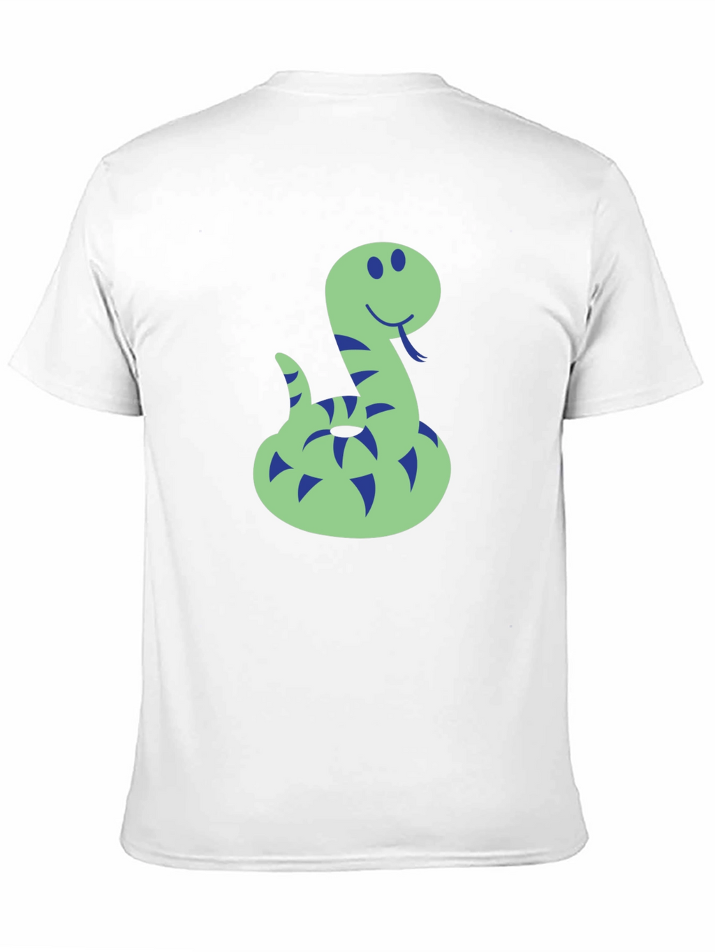Funny Snake Graphic Tee - Mens Black T-Shirt