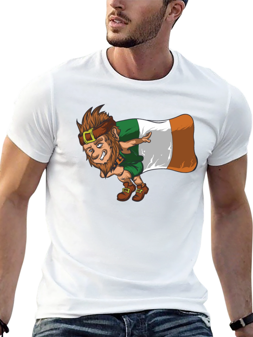 Irish Leprechaun Flag T-Shirt
