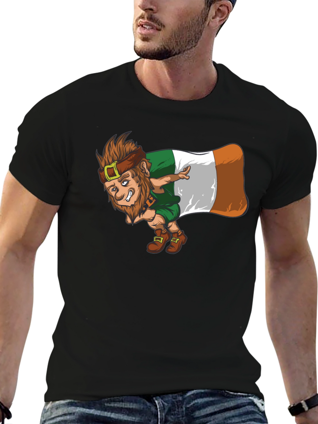 Irish Leprechaun Flag T-Shirt