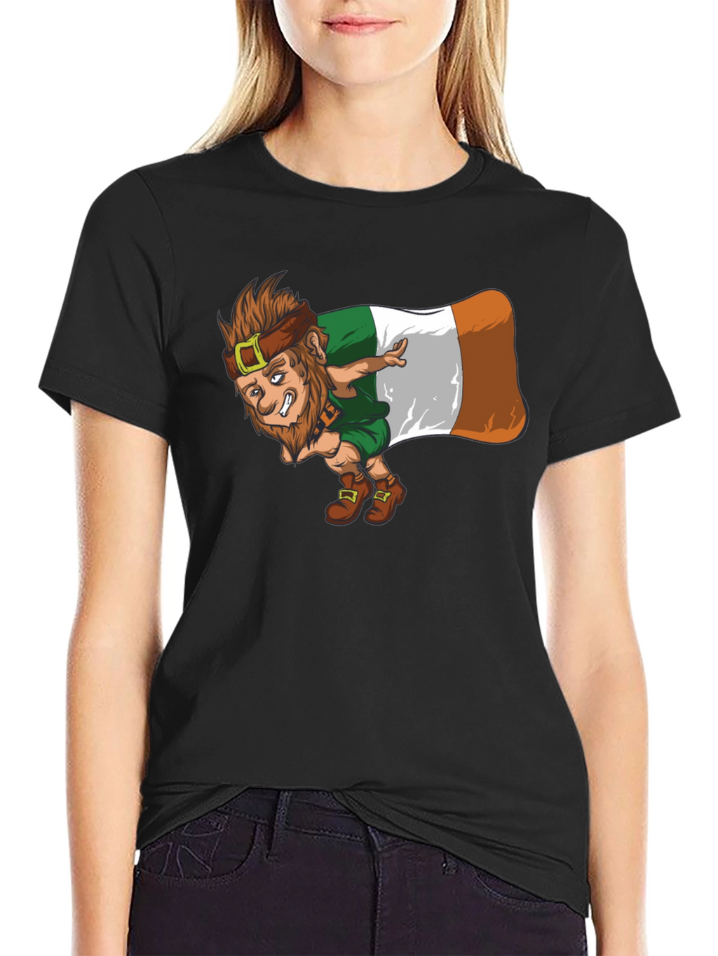 Irish Leprechaun Flag T-Shirt