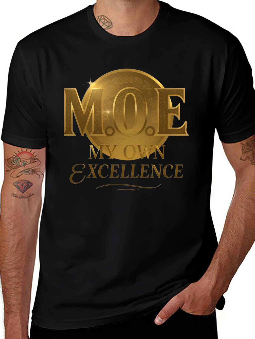 M.O.E. My Own Excellence Black T-Shirt