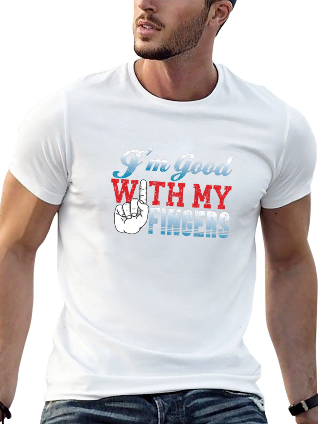 Im Good With My Fingers Graphic T-Shirt