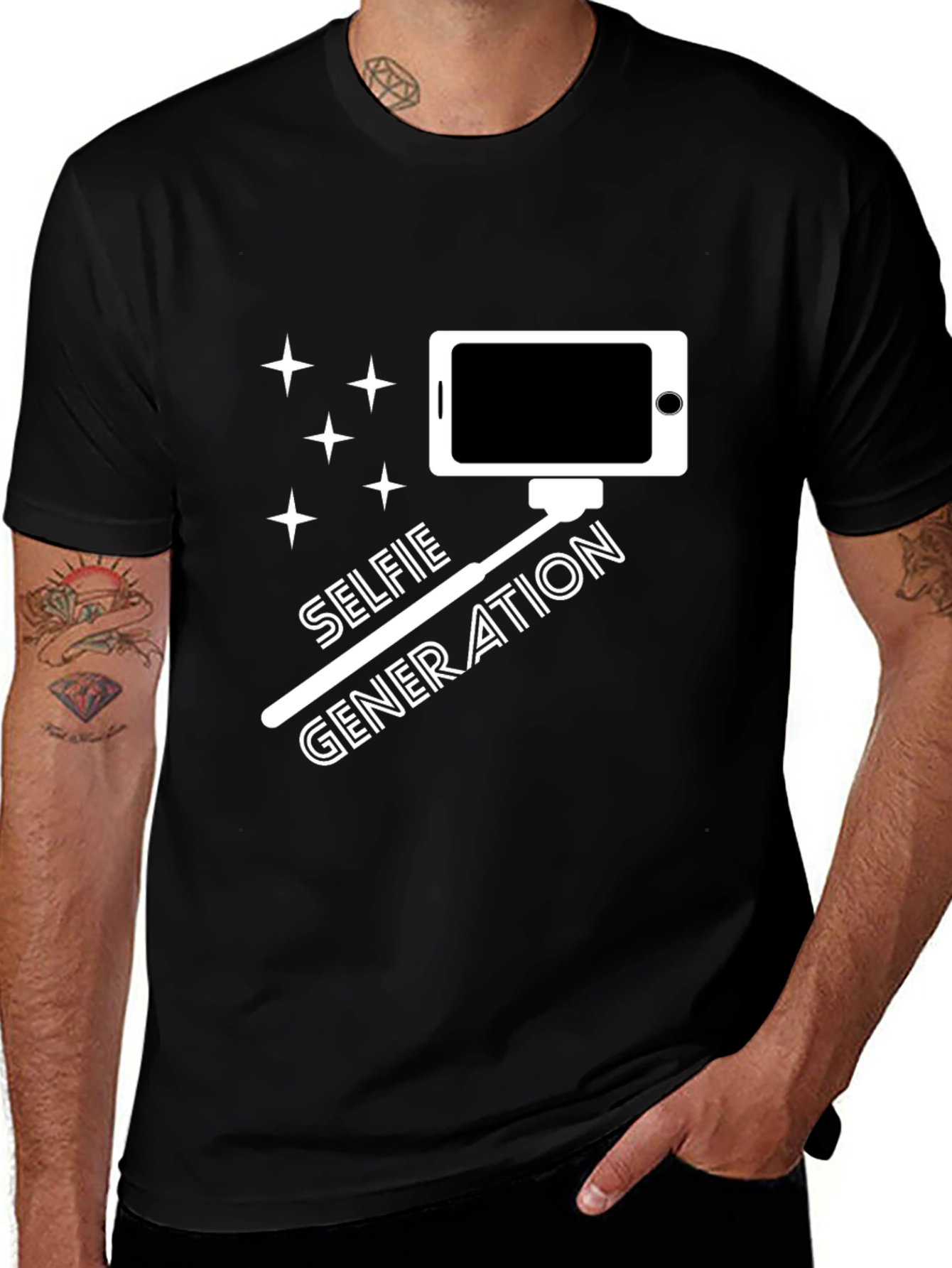 Selfie Generation Black T-Shirt