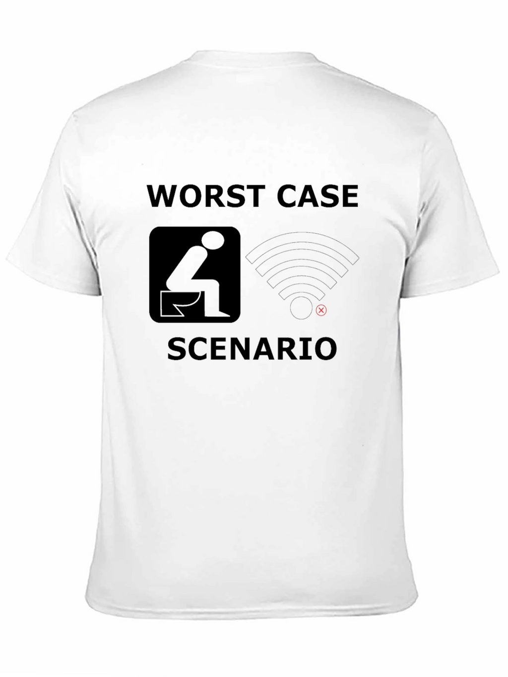 Worst Case Scenario Funny Graphic T-Shirt
