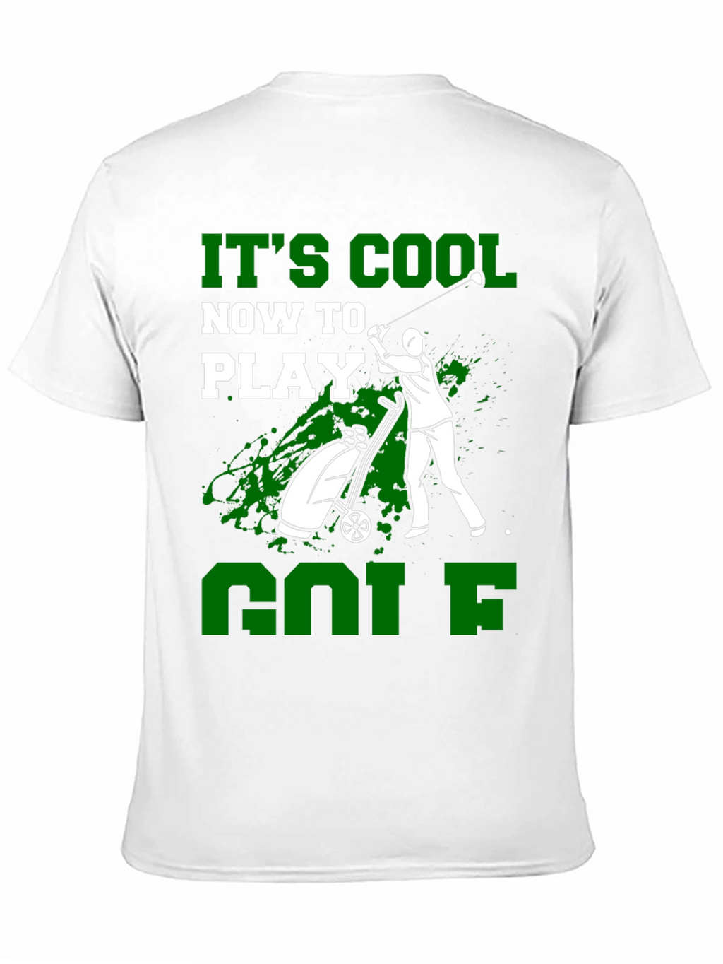 Its Cool Now To Play Golf Graphic Tee