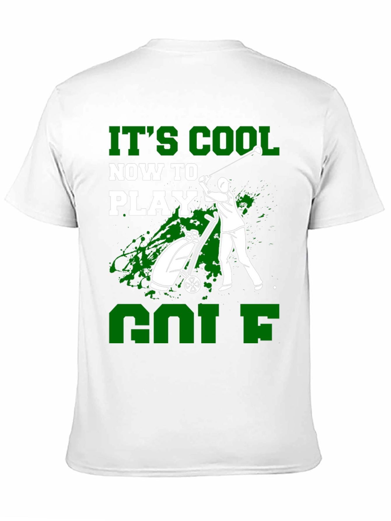 Its Cool Now To Play Golf Graphic Tee