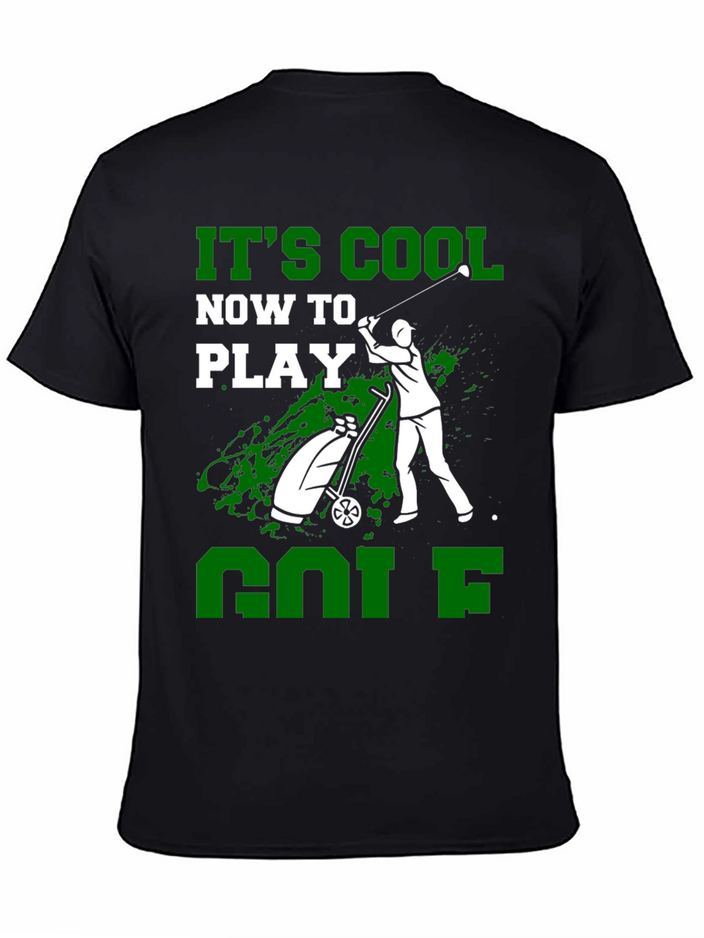 Its Cool Now To Play Golf Graphic Tee