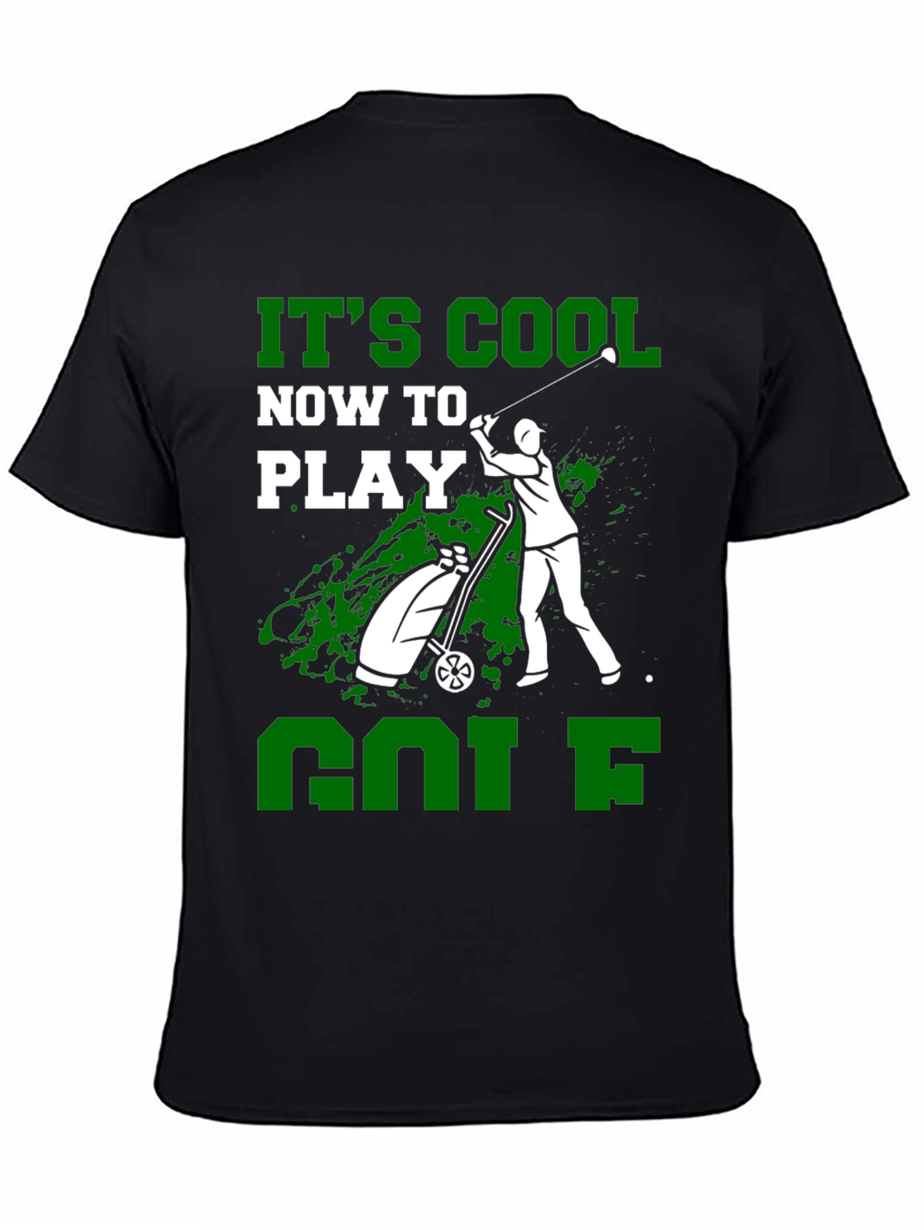 Its Cool Now To Play Golf Graphic Tee