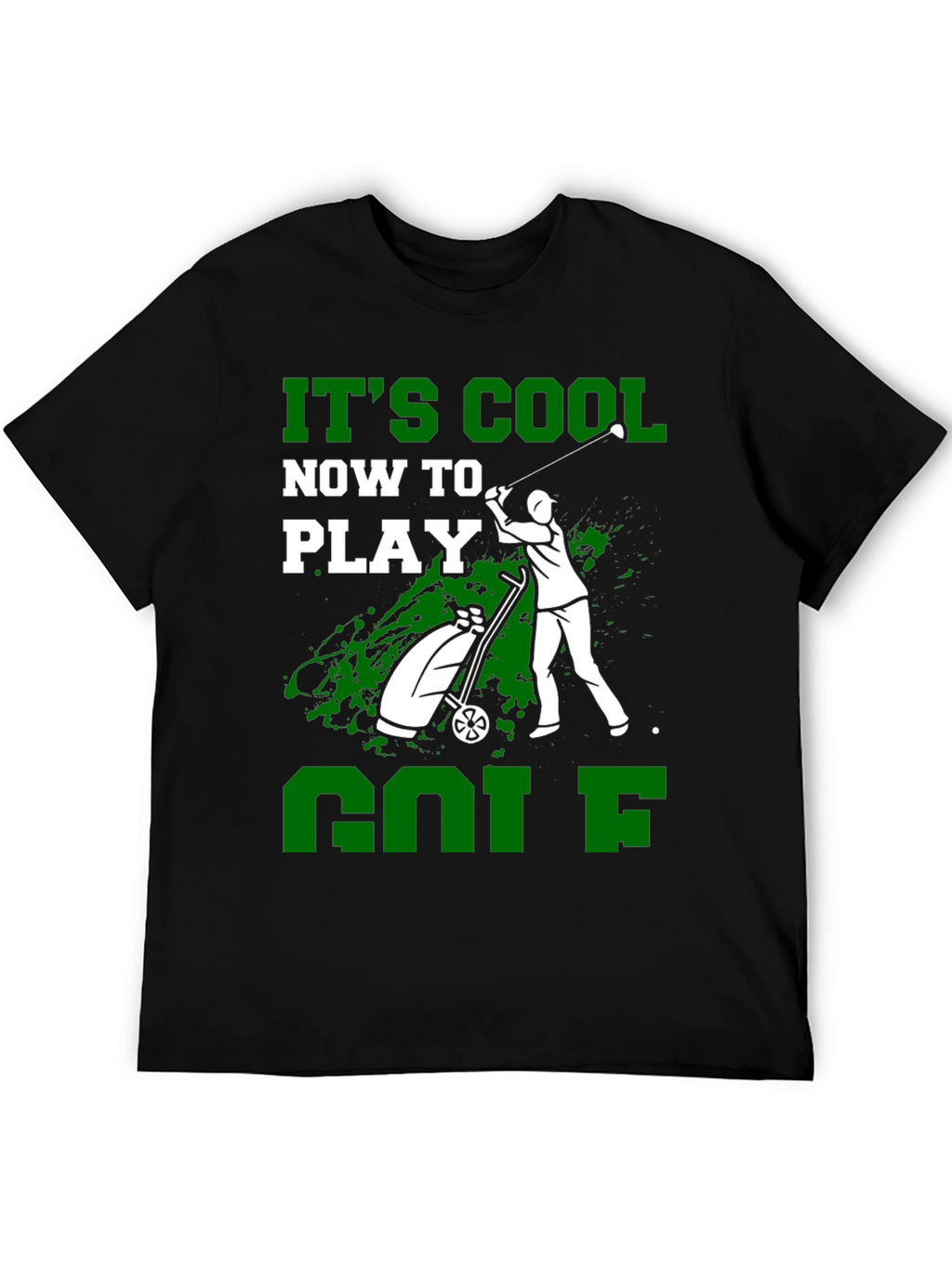 Its Cool Now To Play Golf Graphic Tee