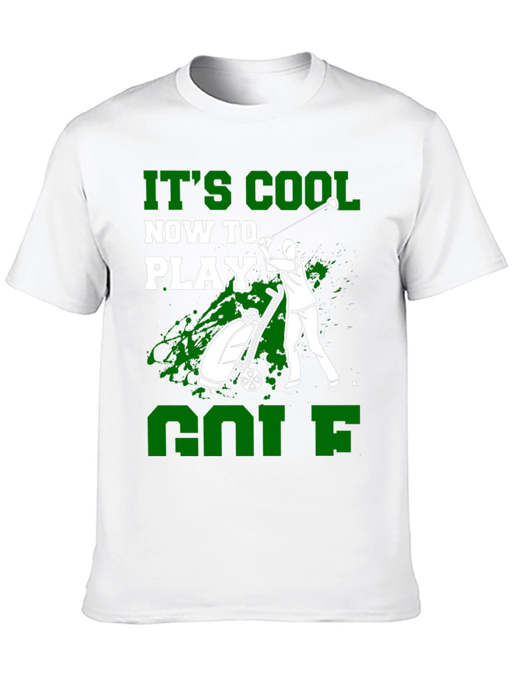 Its Cool Now To Play Golf Graphic Tee