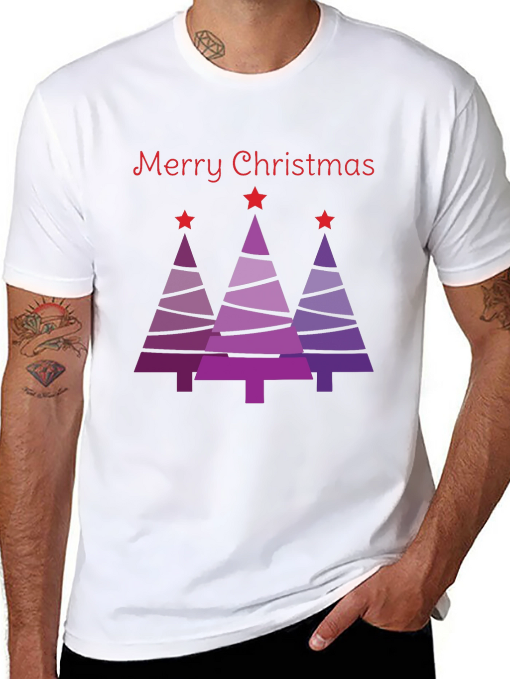Merry Christmas Tree T-Shirt