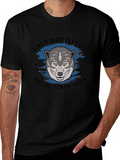 Wolf Graphic T-Shirt - German Slogan
