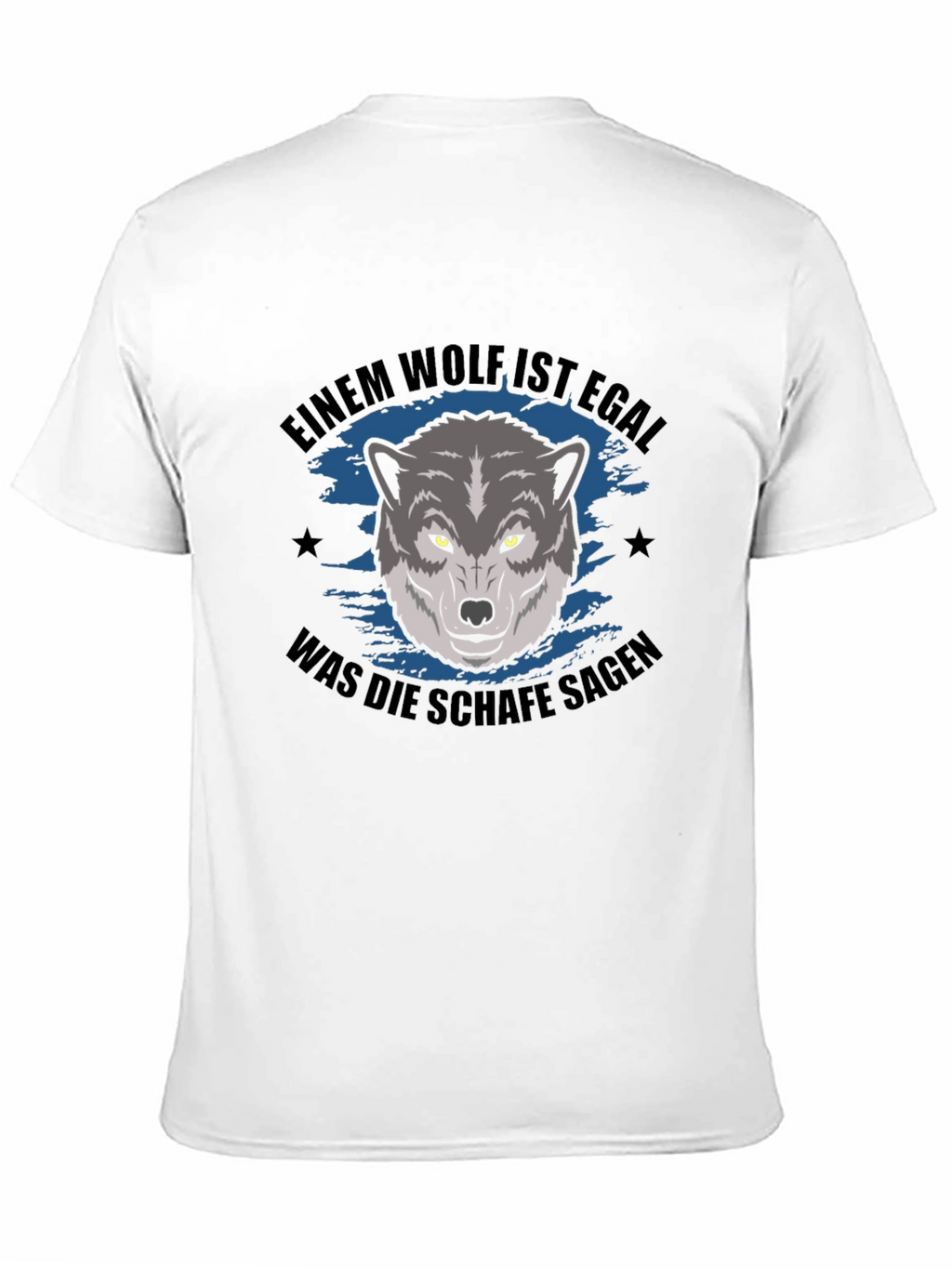 Wolf Graphic T-Shirt - German Slogan