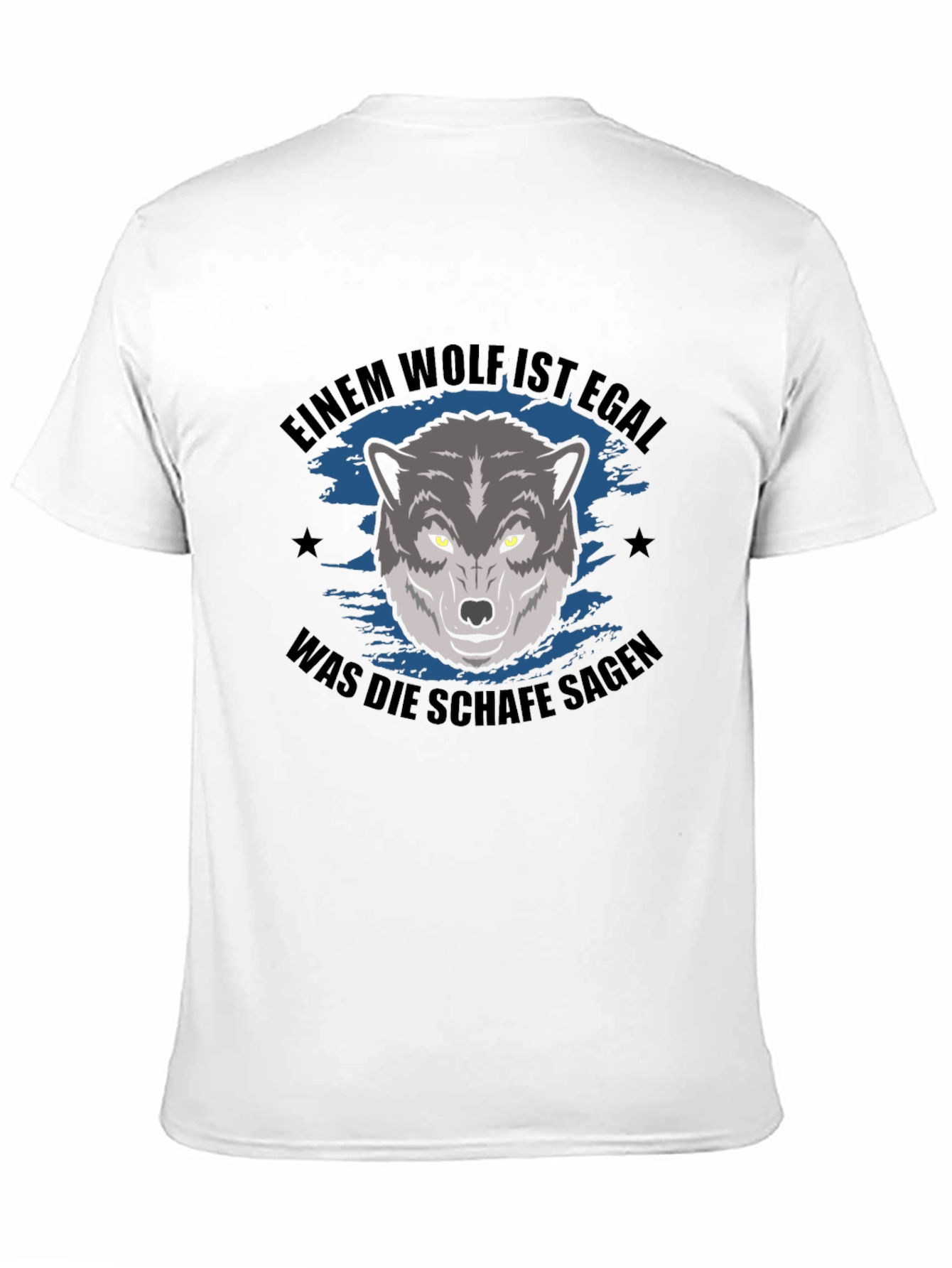Wolf Graphic T-Shirt - German Slogan