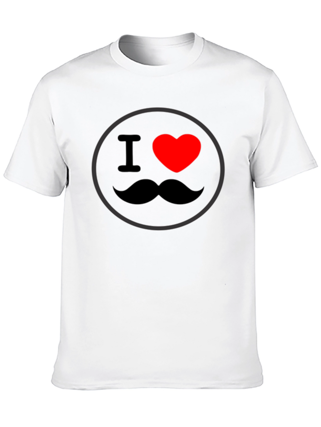 I Heart Mustache Graphic Tee