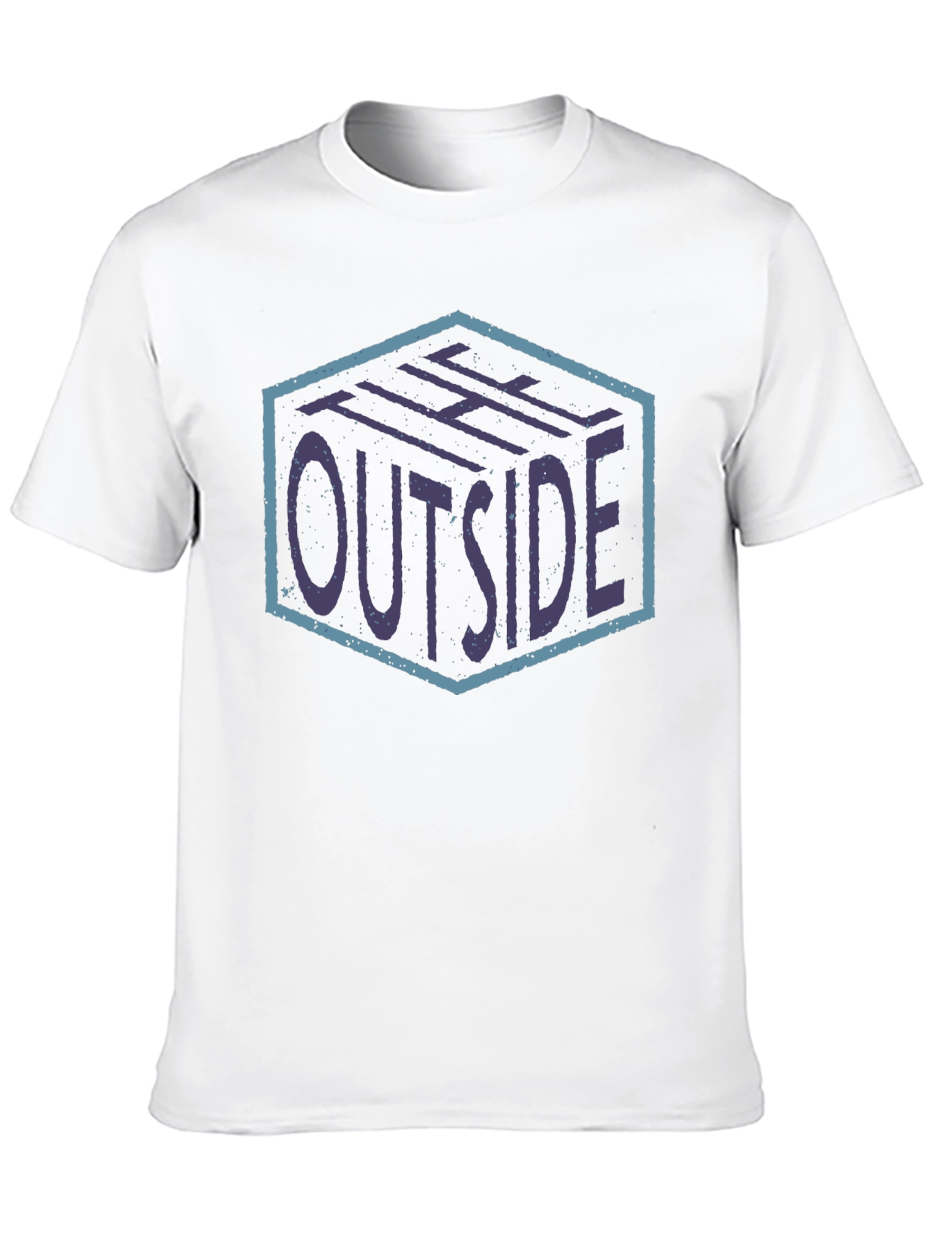 The Outside Graphic Print Black T-Shirt