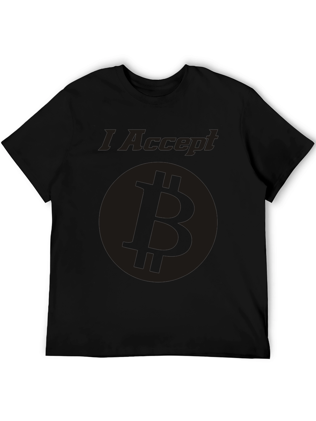 I Accept Bitcoin T-Shirt - Crypto Currency Tee