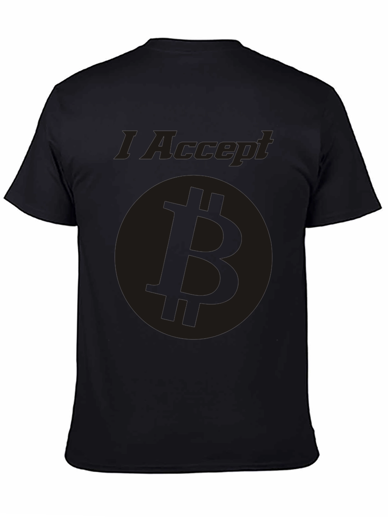 I Accept Bitcoin T-Shirt - Crypto Currency Tee