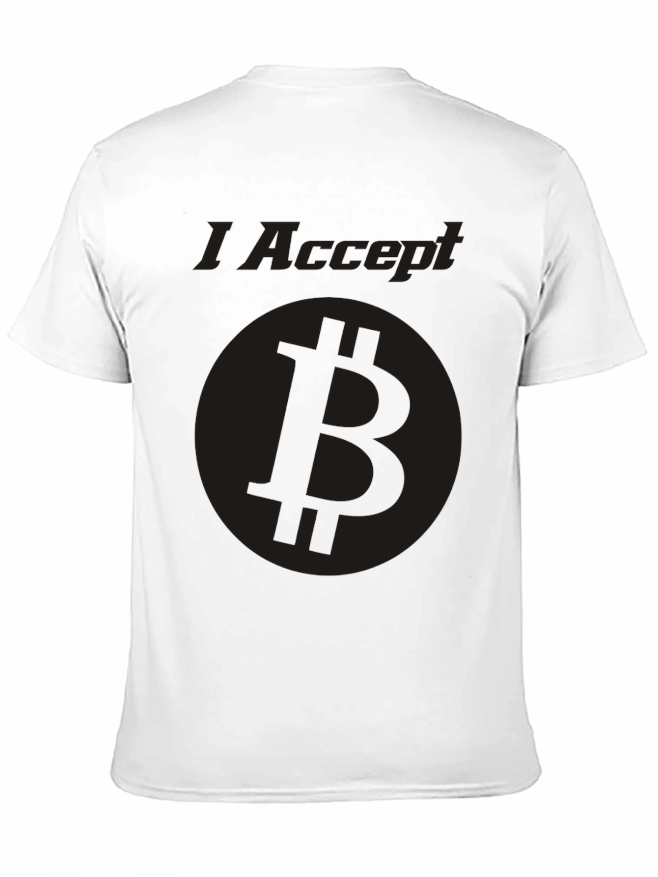 I Accept Bitcoin T-Shirt - Crypto Currency Tee
