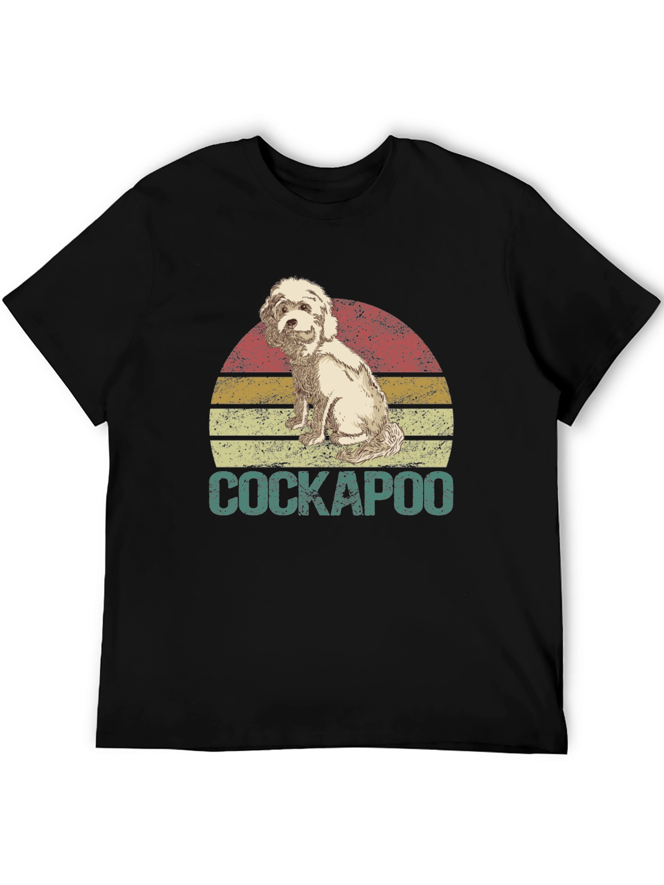 Retro Cockapoo Graphic T-Shirt - Dog Lover Tee