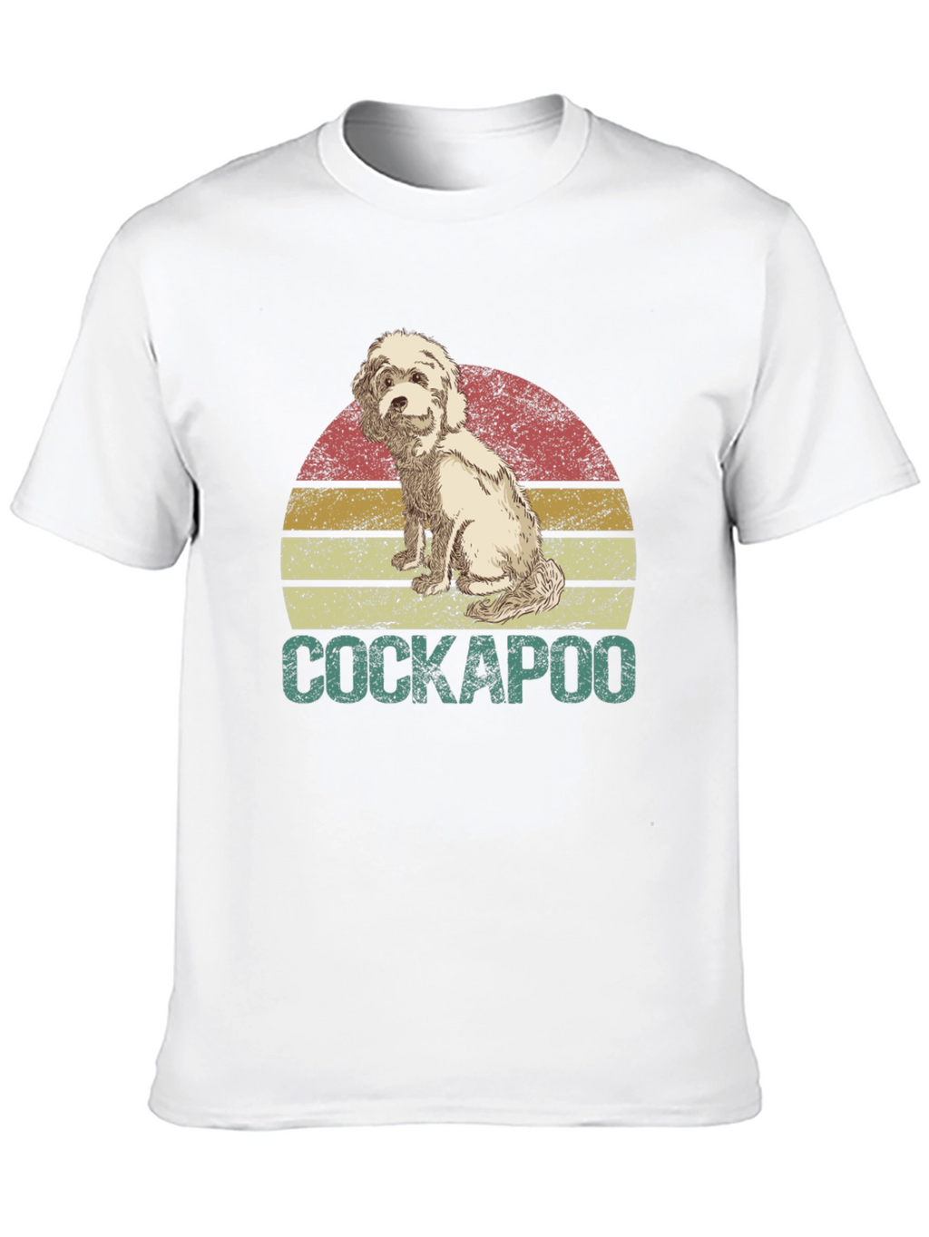 Retro Cockapoo Graphic T-Shirt - Dog Lover Tee