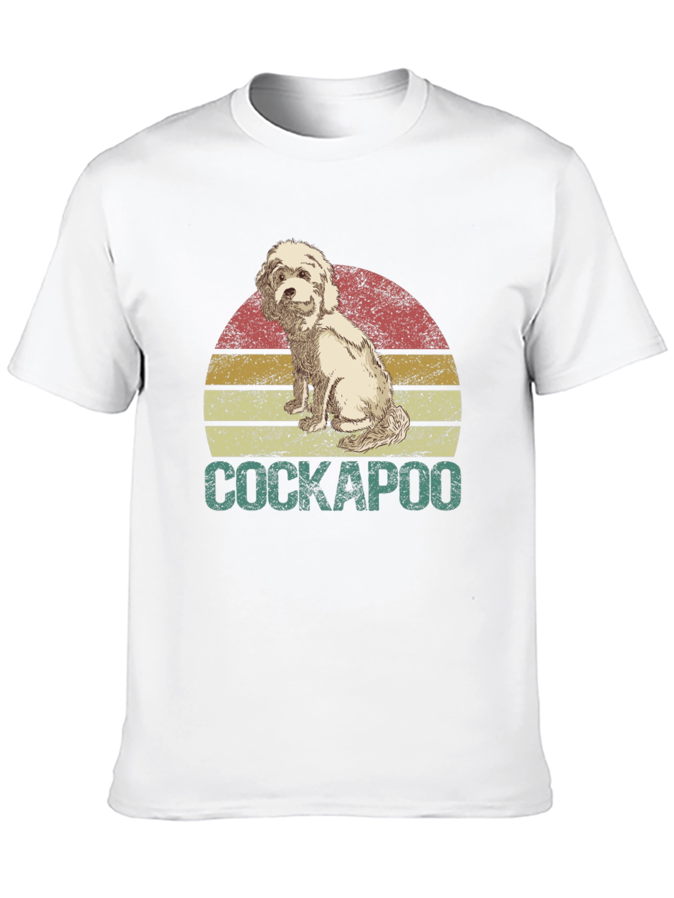 Retro Cockapoo Graphic T-Shirt - Dog Lover Tee