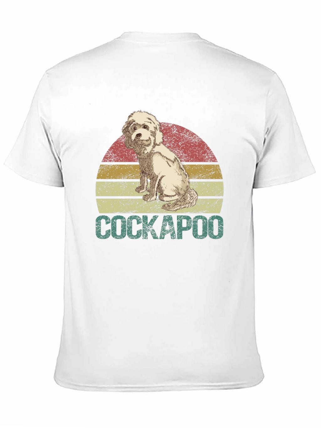 Retro Cockapoo Graphic T-Shirt - Dog Lover Tee