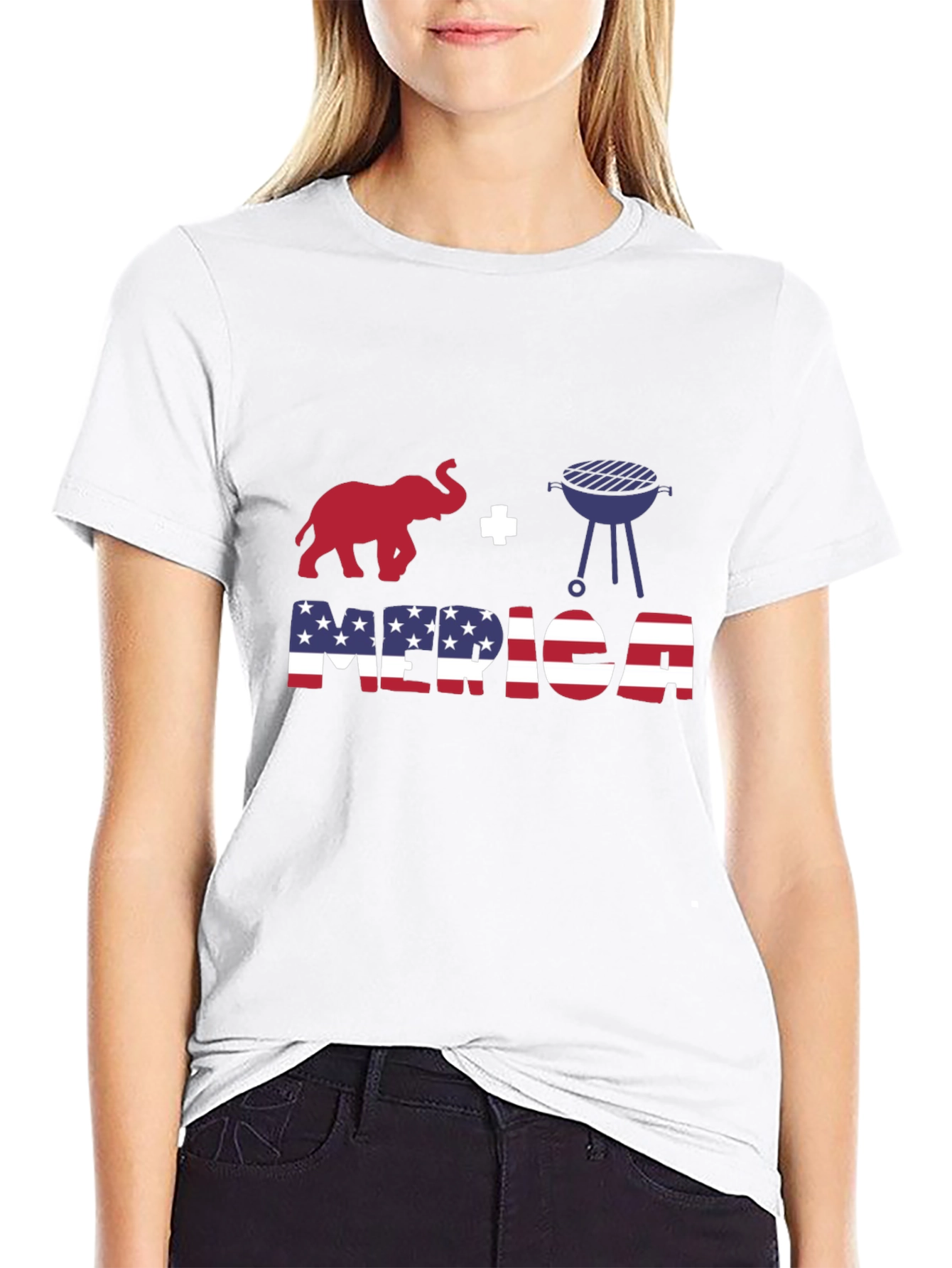 USA Themed T-Shirt - Elephant Grill