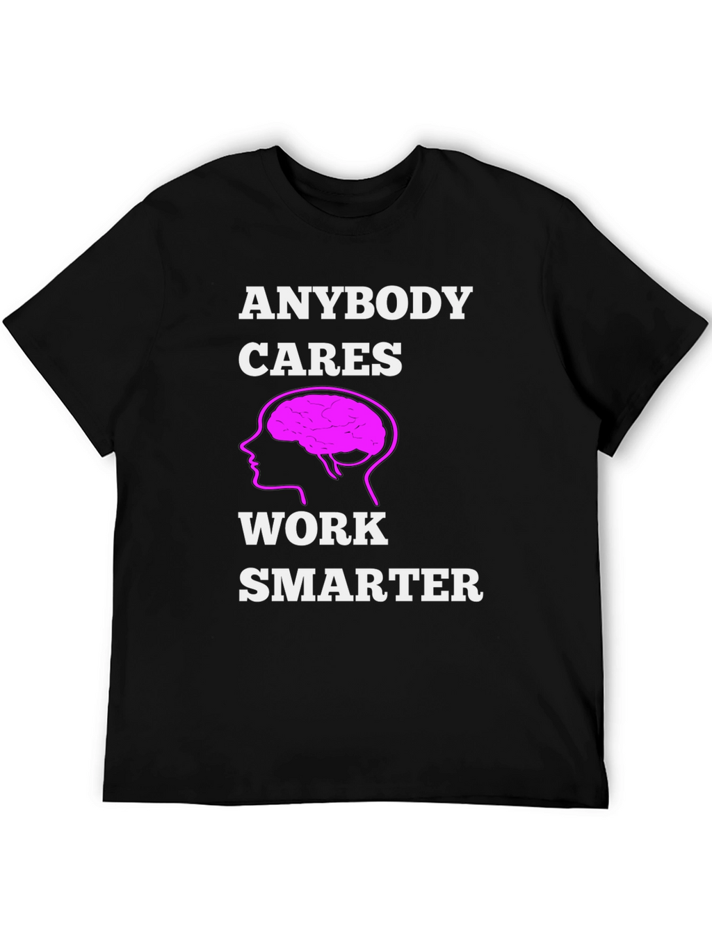 Work Smarter T-Shirt - Brain Graphic Tee
