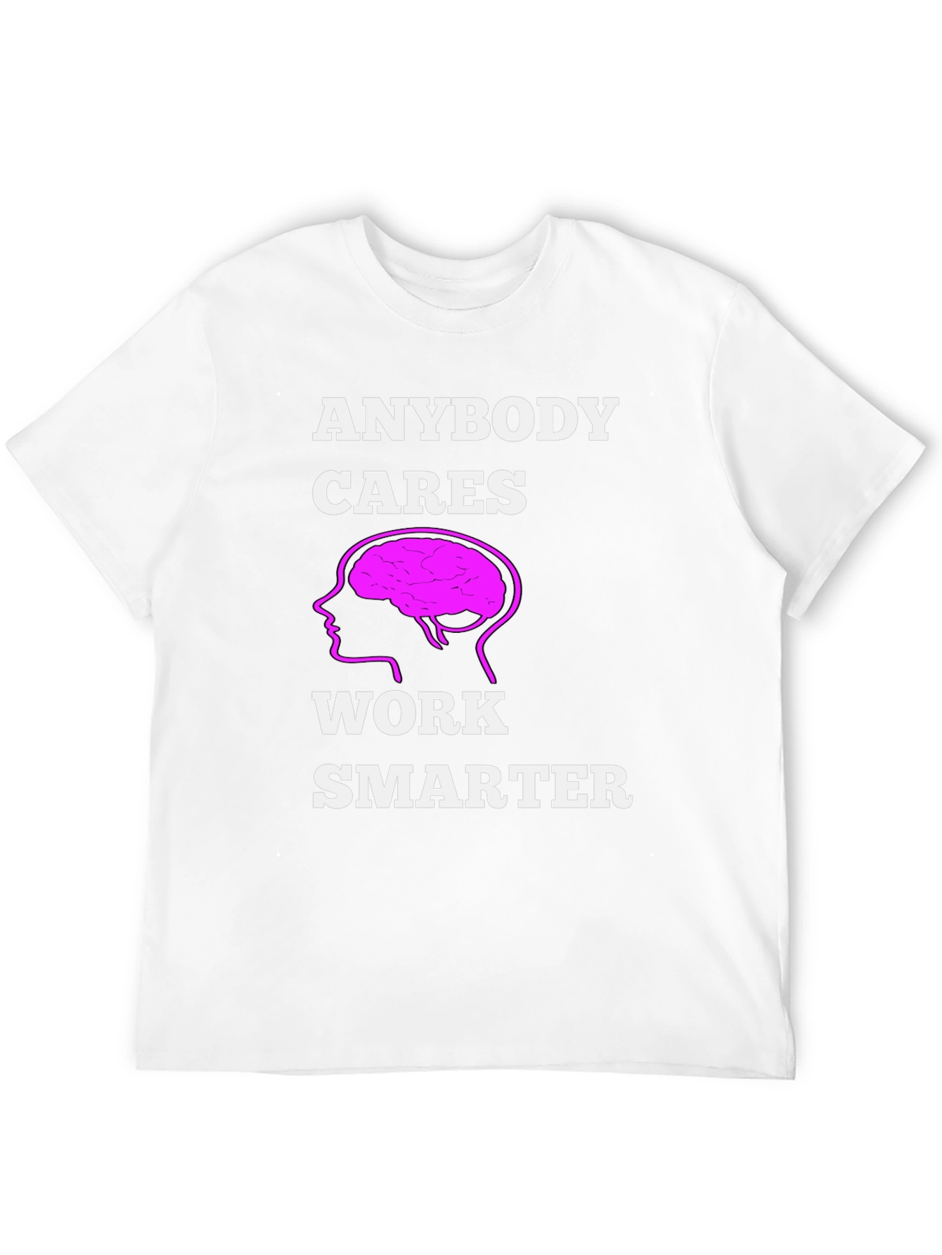 Work Smarter T-Shirt - Brain Graphic Tee