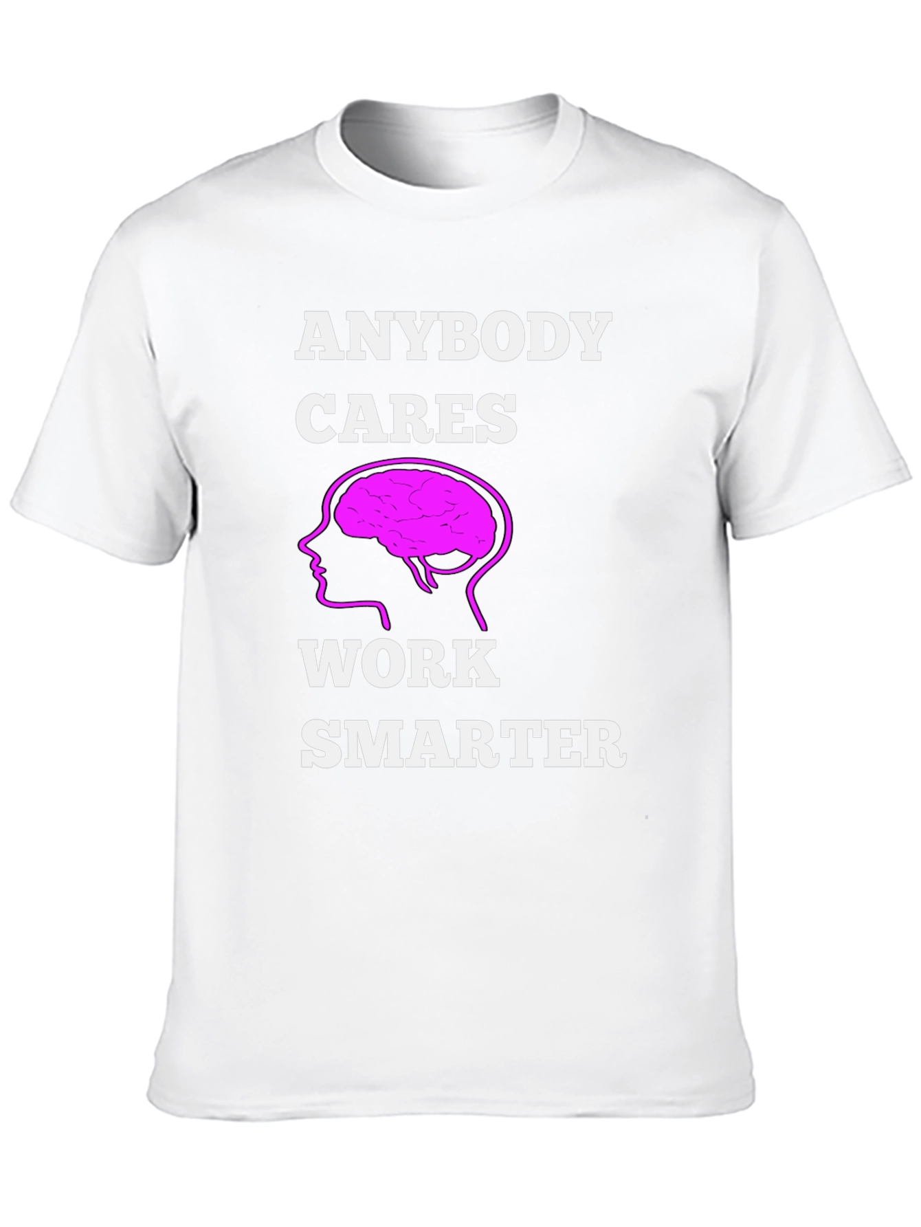 Work Smarter T-Shirt - Brain Graphic Tee