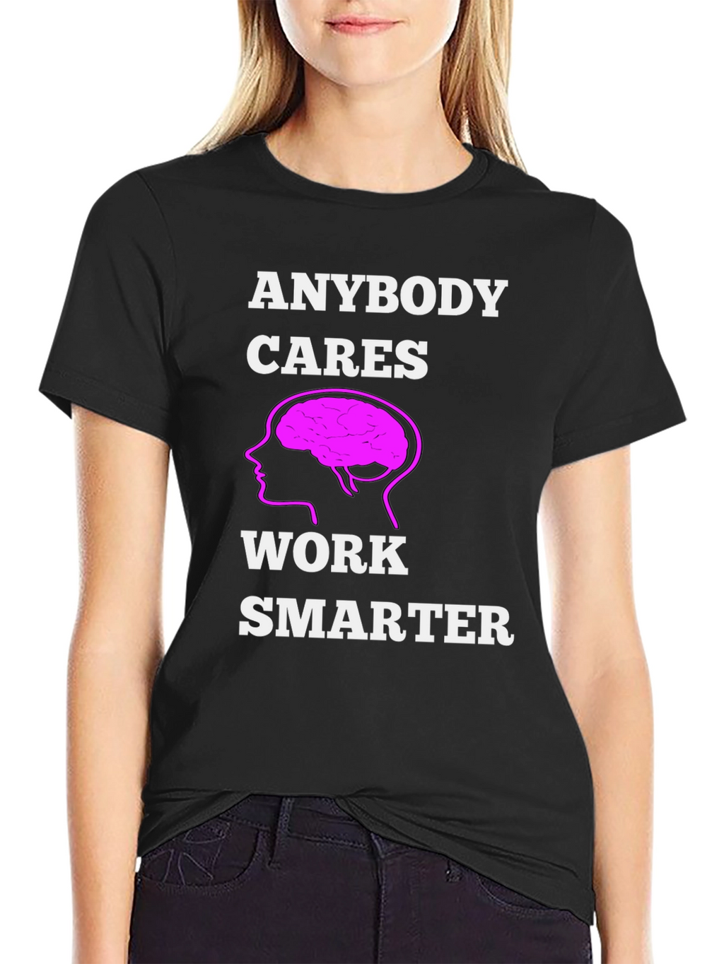 Work Smarter T-Shirt - Brain Graphic Tee