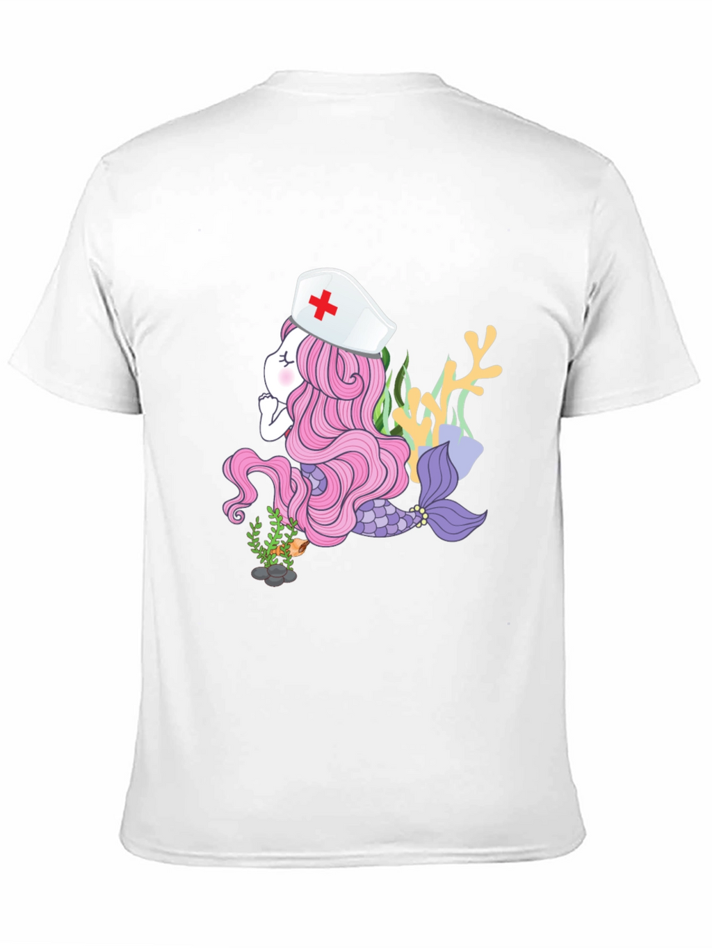 Mermaid Nurse T-Shirt - Unique Graphic Tee